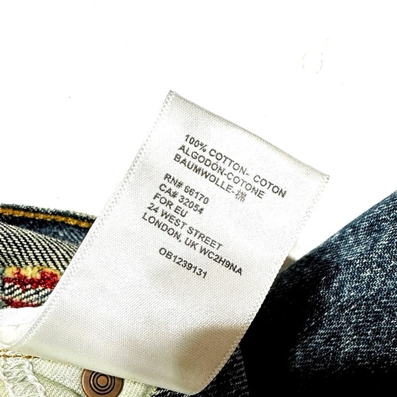 URBAN OUTFITTERS BDG High Rise Waisted Baggy Jeans Blue Acid Wash Distressed 26 - Picture 11 of 12